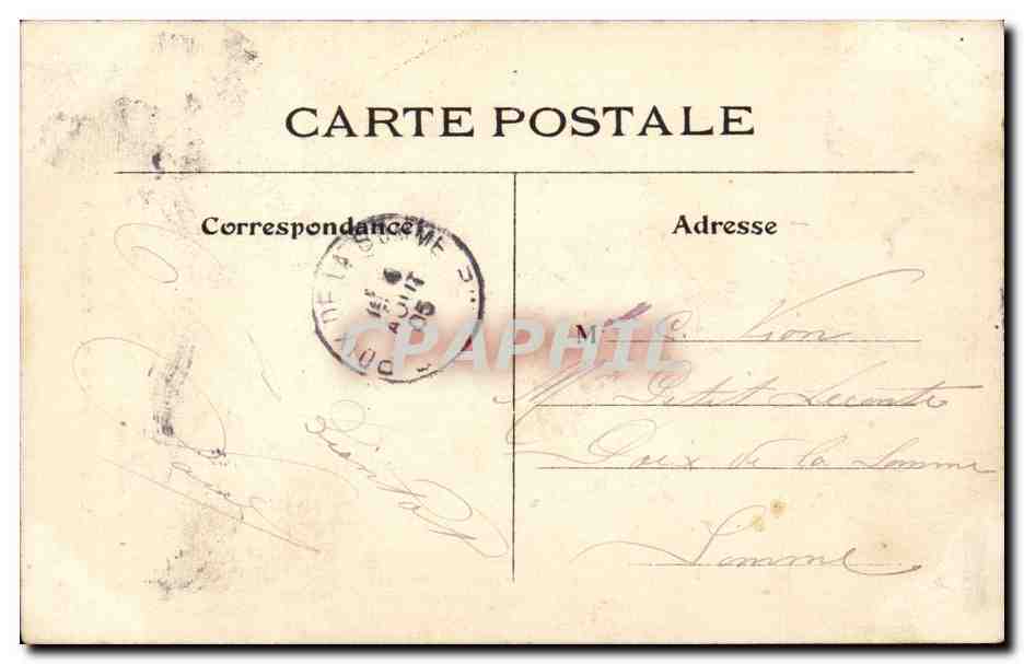 Paris CPA Saint Roch — Rückseite