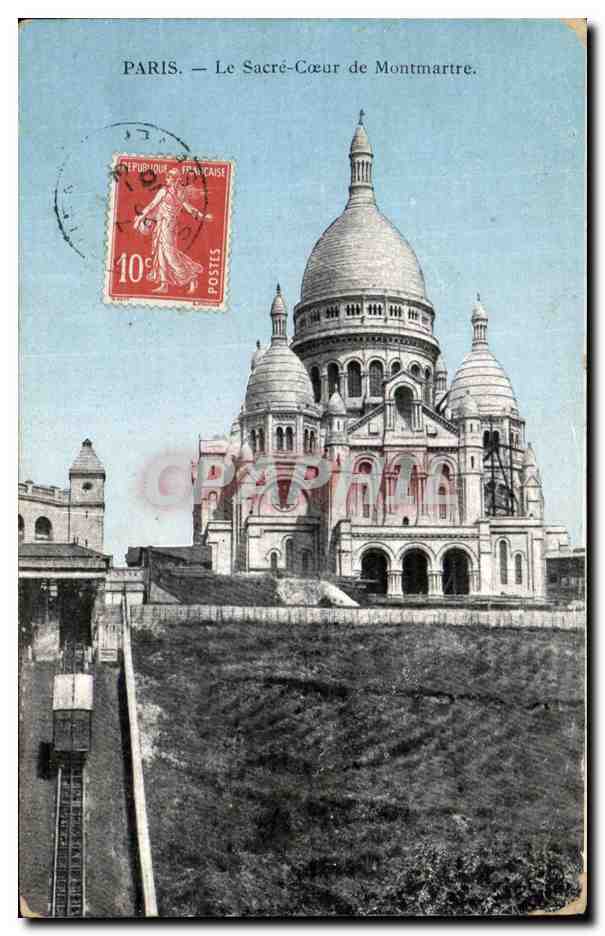 Paris CPA Le SAcre Coeur de Montmartre