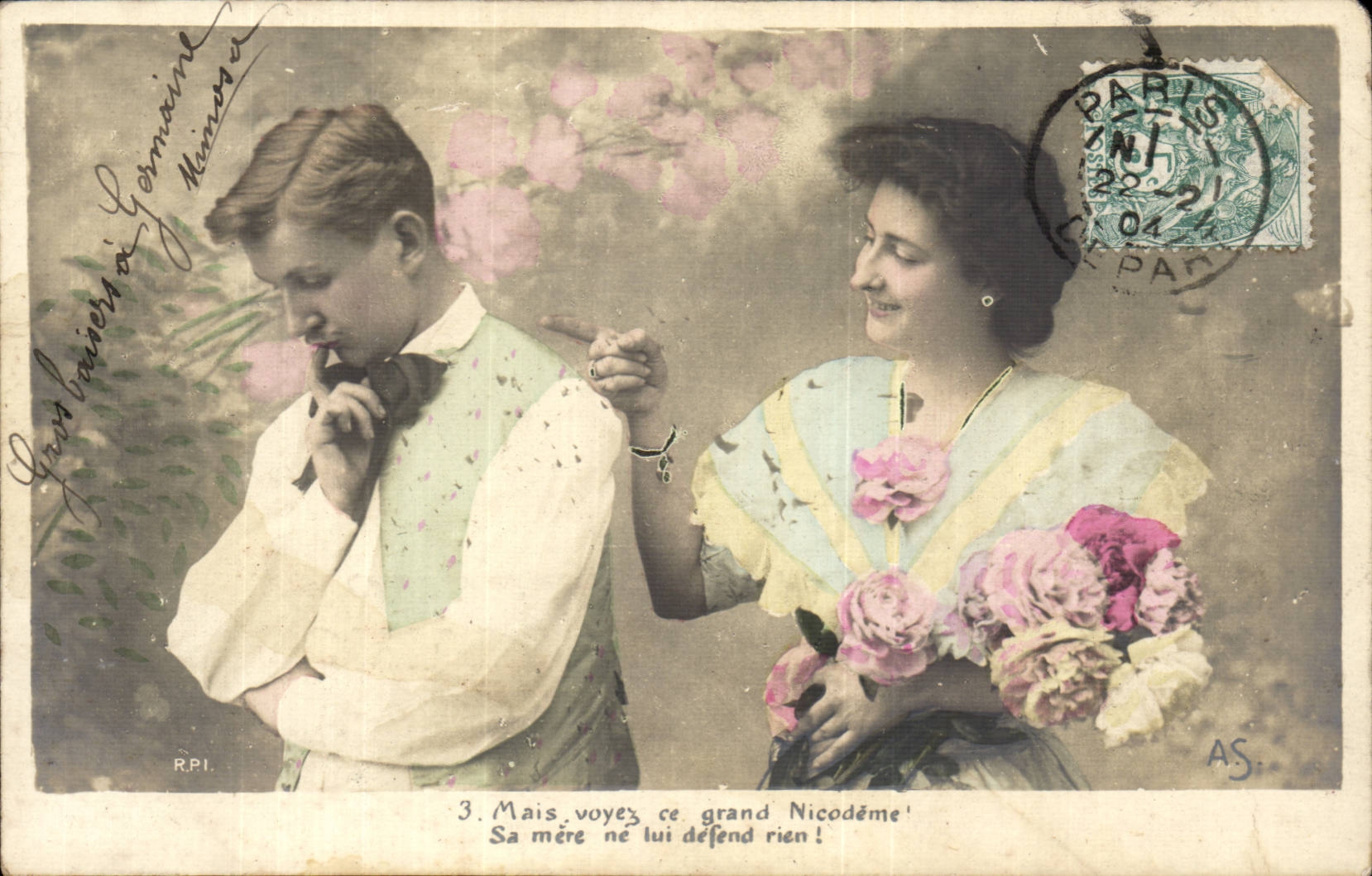 CPA Fantaisie Femme