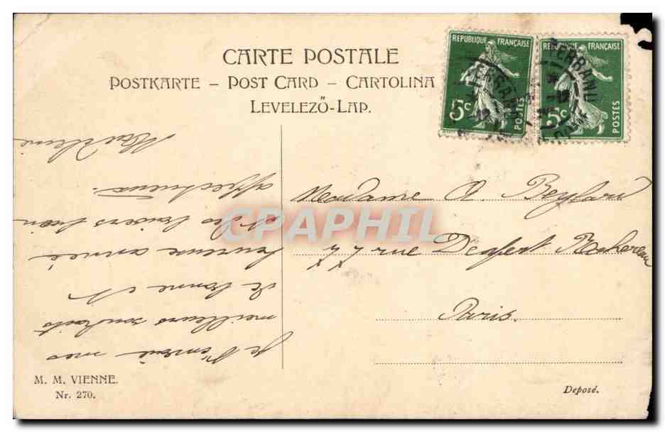 CPA Fantaisie Femmes — Verso