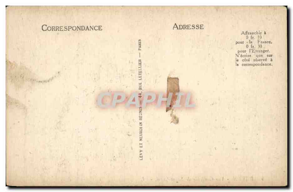 CPA Rouen Vue generale de Saint ouen — Verso