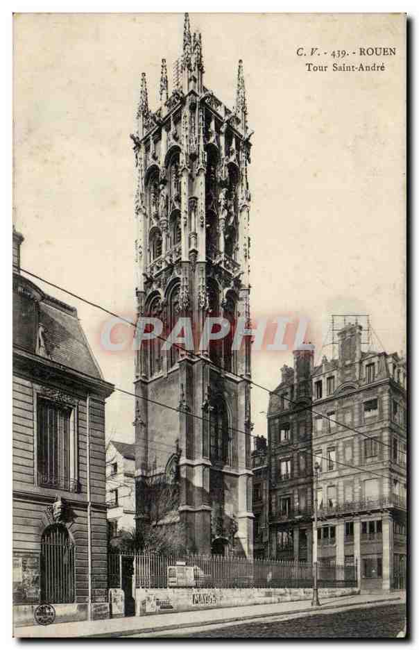 CPA Rouen Tour Saint Andre