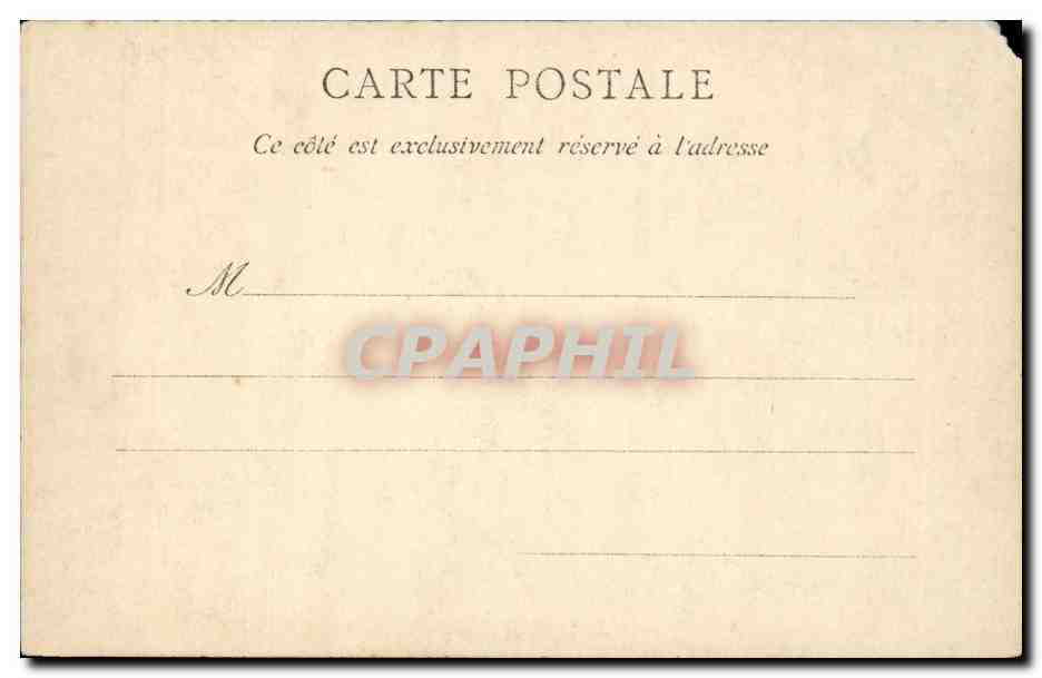 CPA Rouen Donjon ou fut enfermee Jeanne d'Arc — Verso