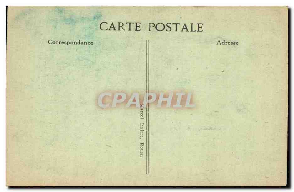 CPA Rouen Tour Musee de Jeanne d'arc — Verso