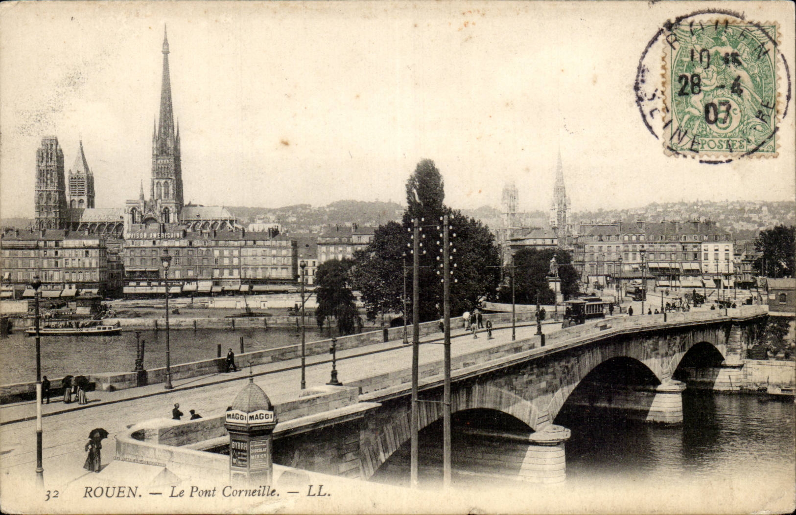 CPA Rouen Le pont Corneille