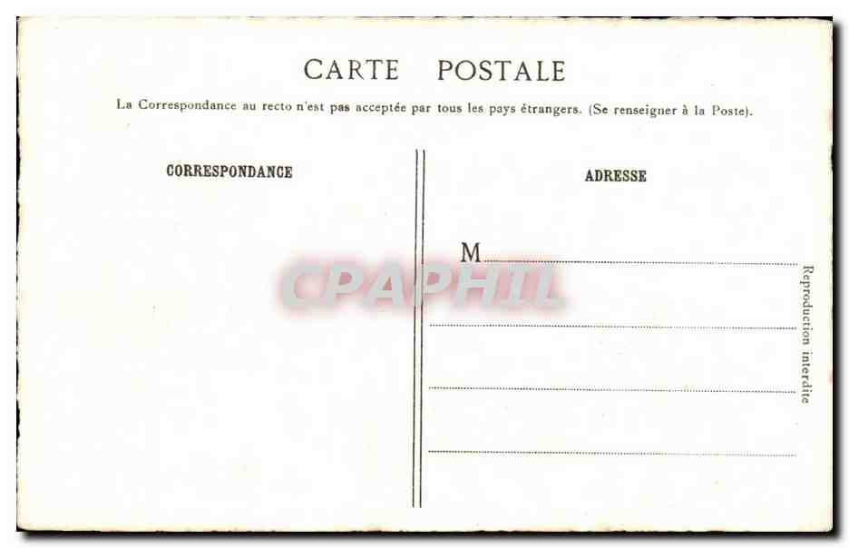 CPA Rouen d'autrefois 1845 Porte de Guillaume Lion — Verso