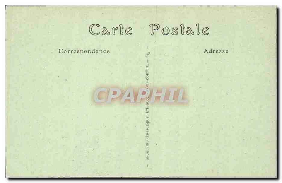 Paris CPA La Sainte Chapelle — Rückseite