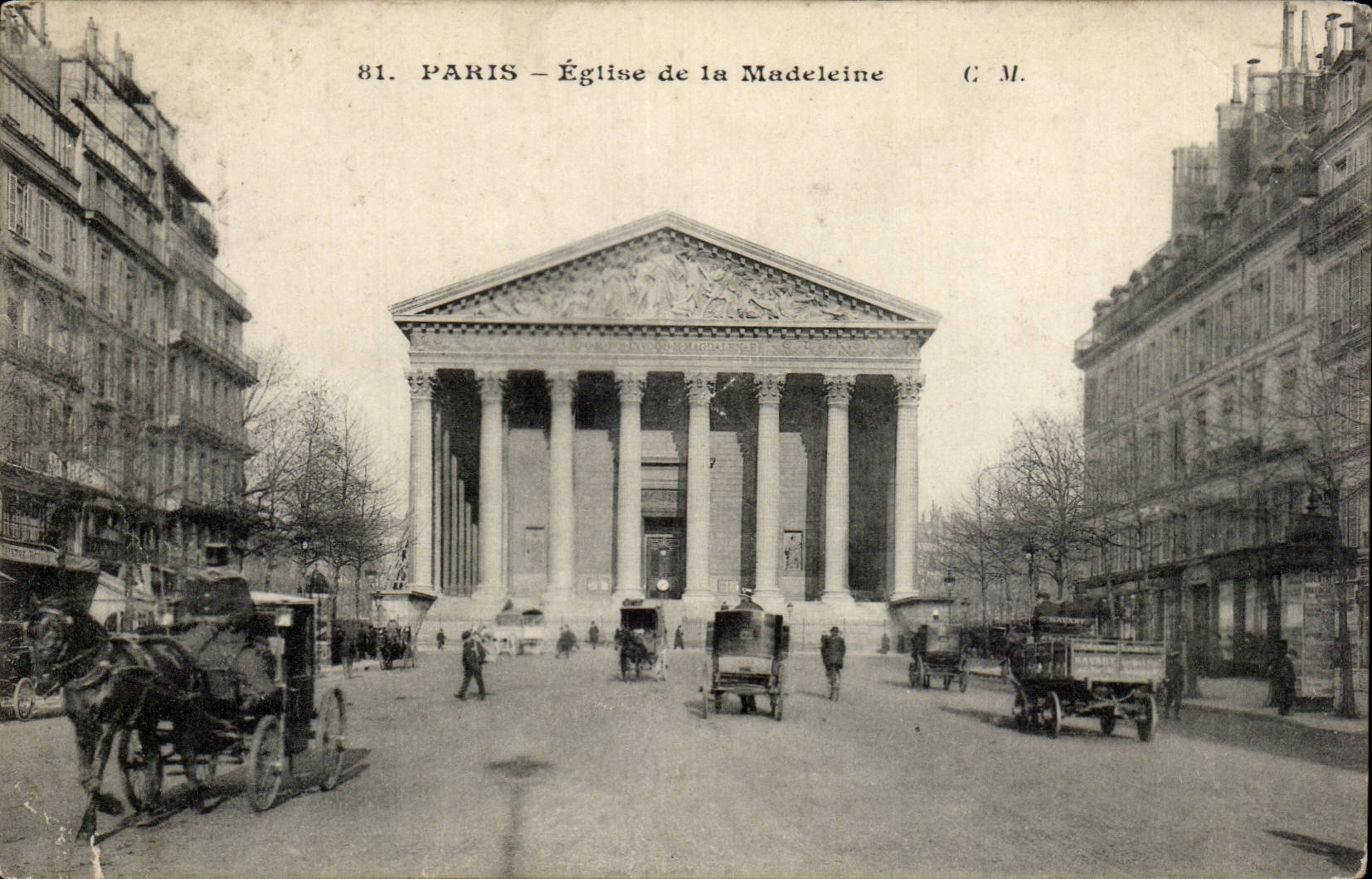 Paris CPA Eglise de la Madeleine