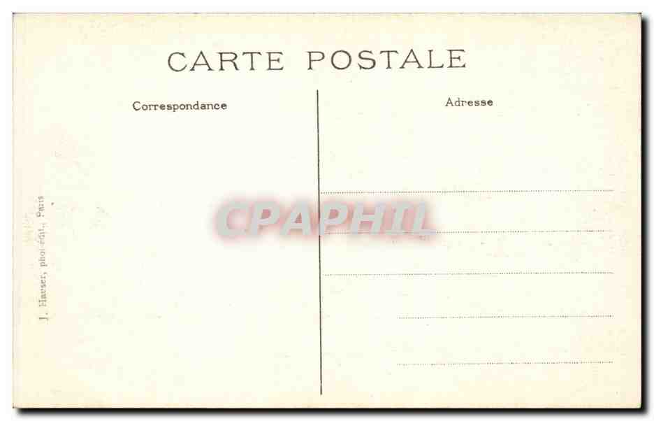 Paris CPA Cimetiere du Pere Lachaise — Rückseite