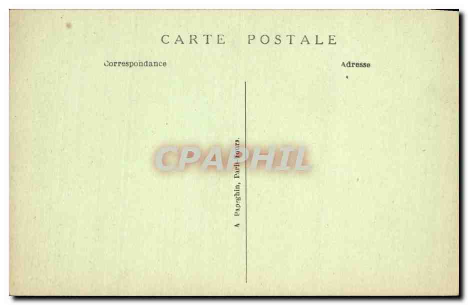 Paris CPA Pantheon Monument aux geros inconnu aux martyrs ignores pour la France — Verso