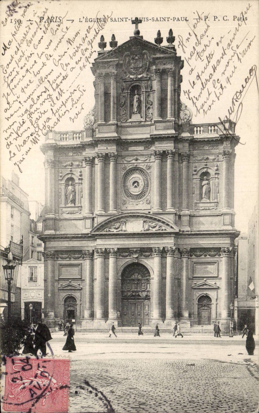 Paris CPA Eglise Saint Louis de Paul