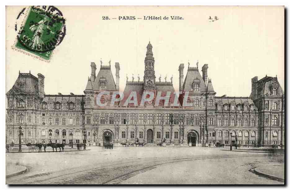 Paris CPA Hotel de ville