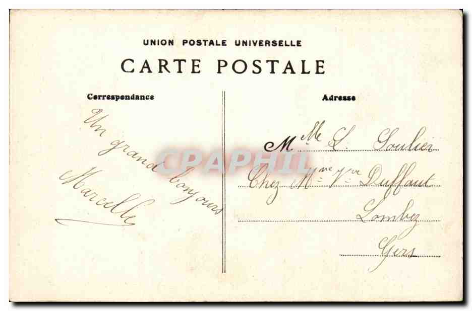 Paris CPA Mairie du 18eme — Rückseite