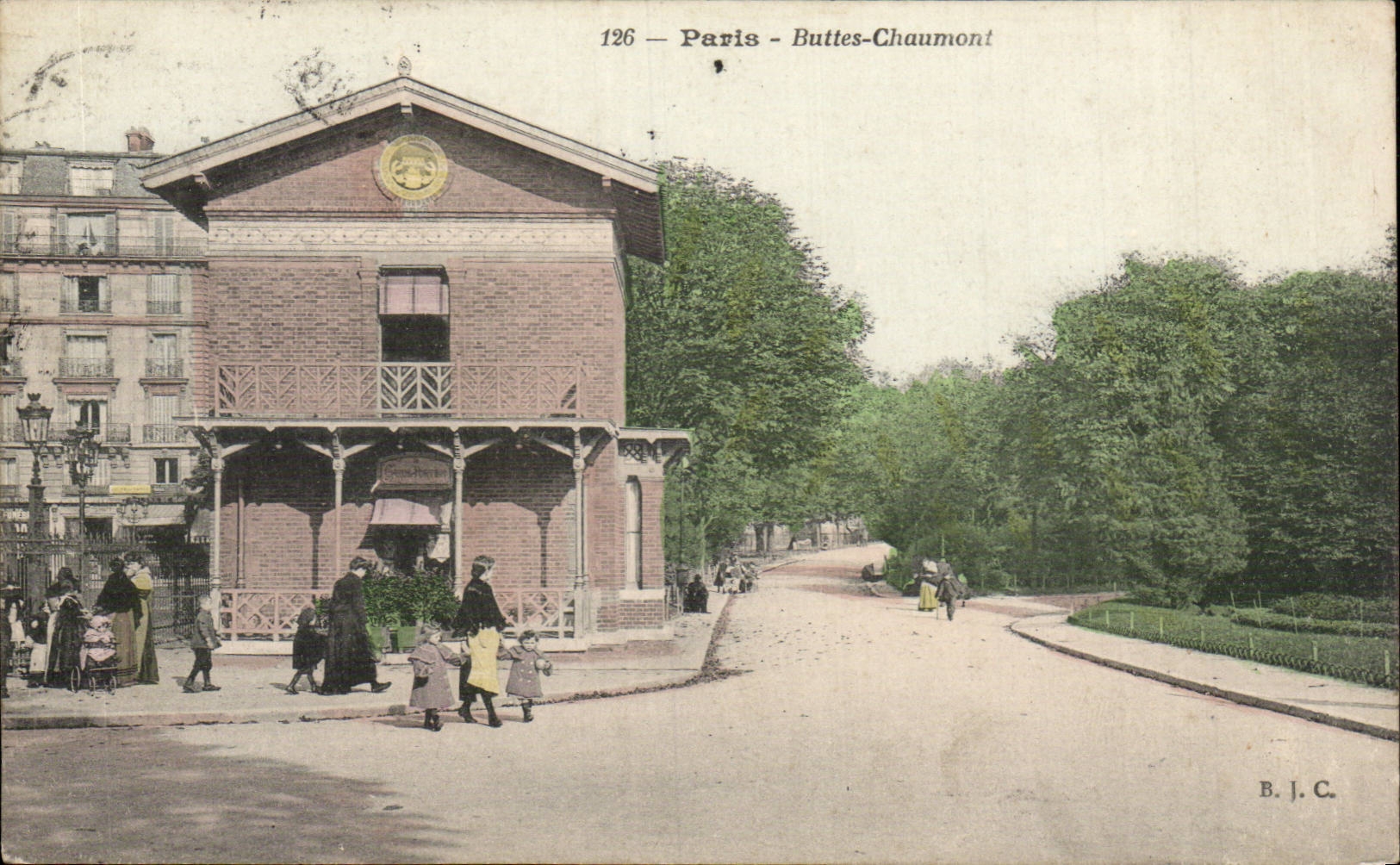Paris CPA Buttes Chaumont
