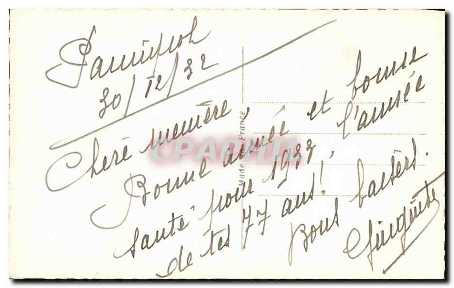 CPA Fantaisie Enfant  — Verso
