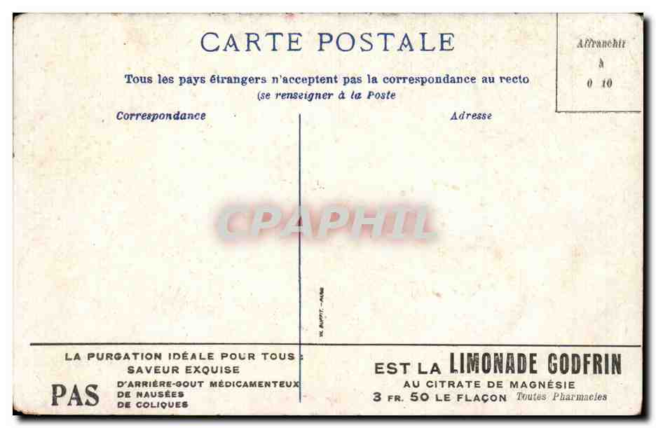 CPA Fantaisie Enfant — Rückseite