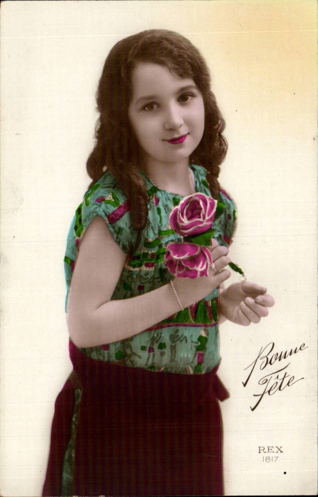 CPA Fantaisie Enfant Bonne fete