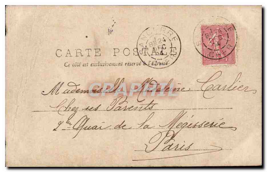 CPA Fantaisie Enfant — Rückseite