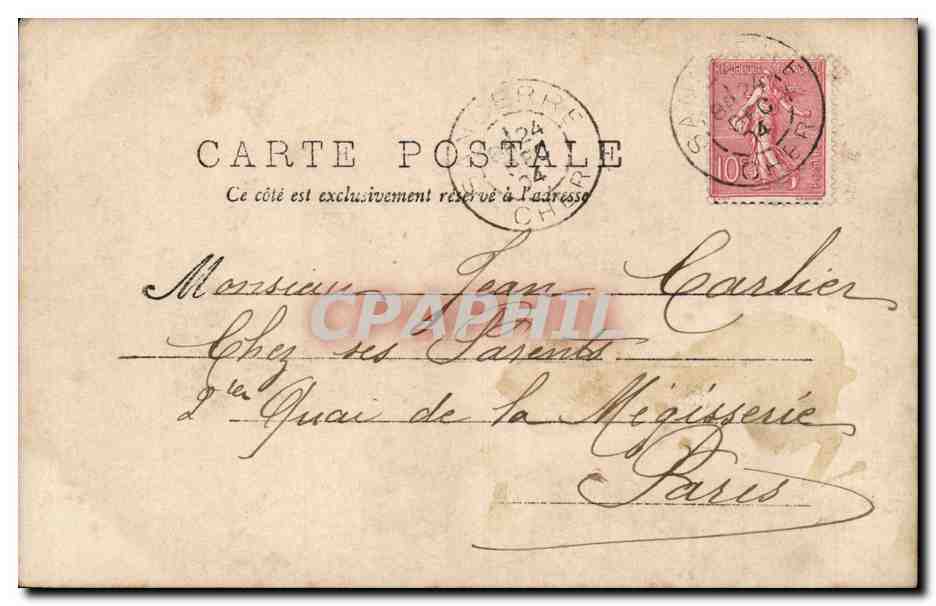 CPA Fantaisie Enfant — Verso