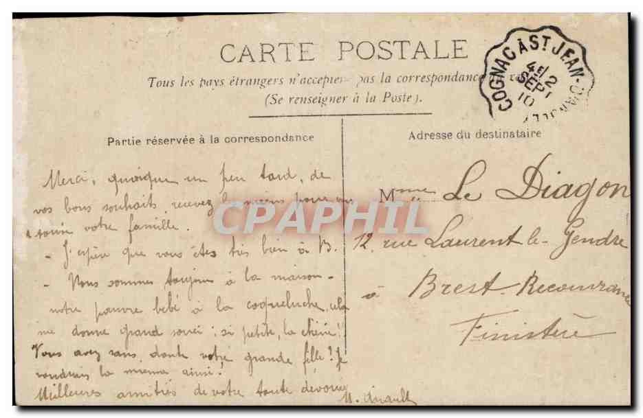 Femme dans une locomotive — souvenir — Cognac-à-jean, n°4460 — Reverso