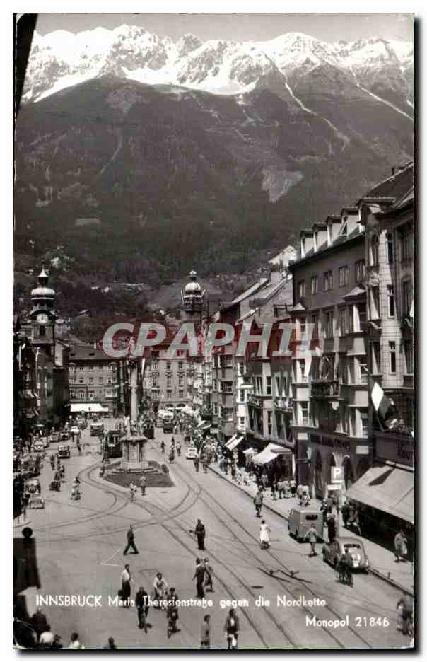 Innsbruck - Maria-Theresienstraße gegen die Nordkette — Monopol 21846