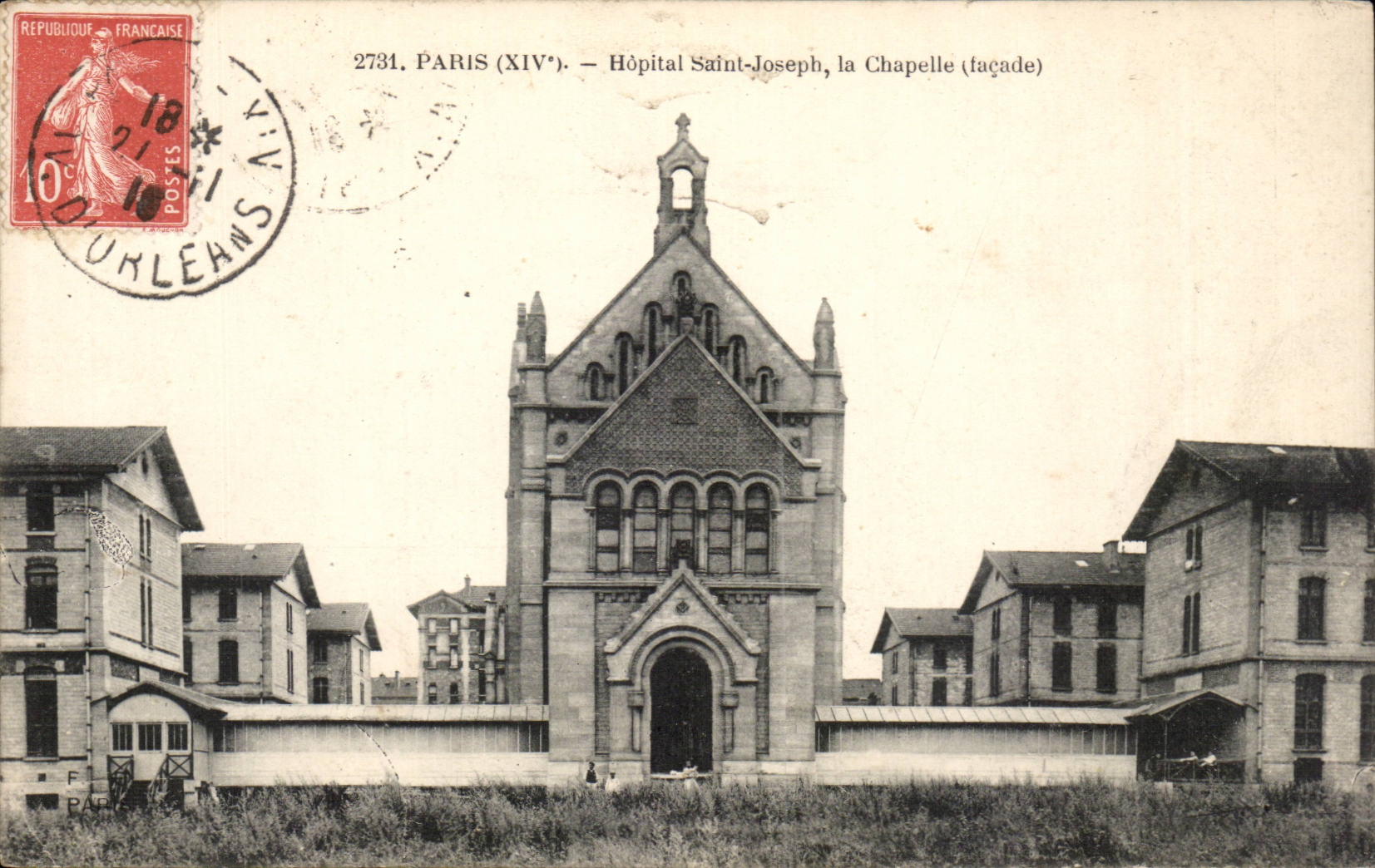 Paris - 14 - Hopital Saint Joseph - La Chapelle - CPA 