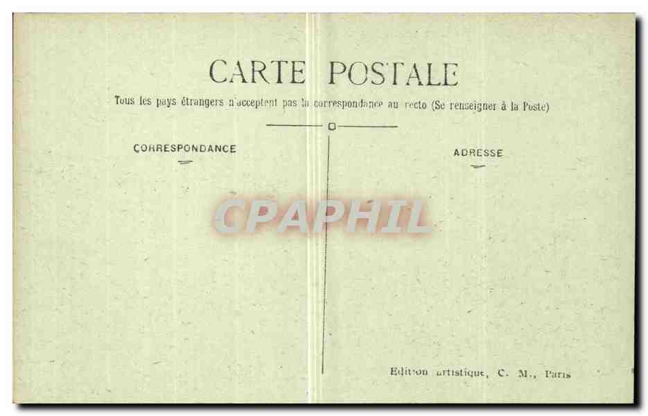 Paris - 16 - Le Bois de Boulogne - Roseraie de bagatelle - CPA  — Rückseite