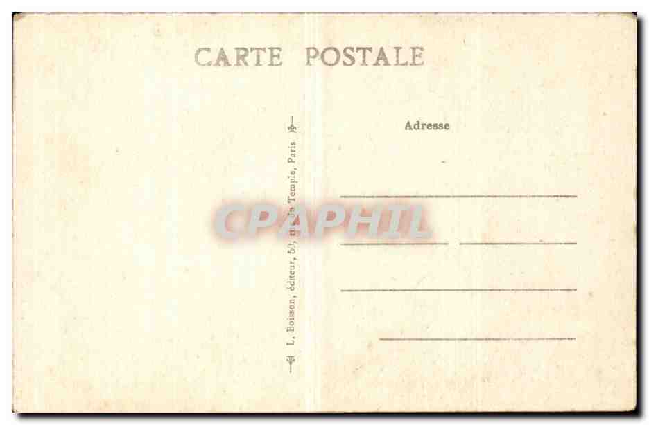 Paris - 8 - Tombeau de Soldat Inconnu - Illustration - Gloire a Notre France Eternelle - CPA  — Rückseite
