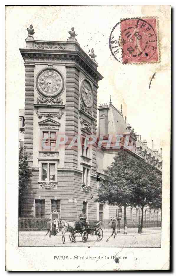 Paris - 7 - Ministere de la Guerre - CPA 