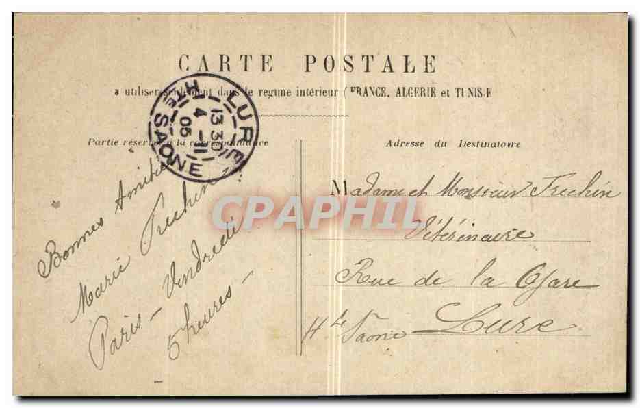 Paris - 7 - Ministere de la Guerre - CPA  — Rückseite