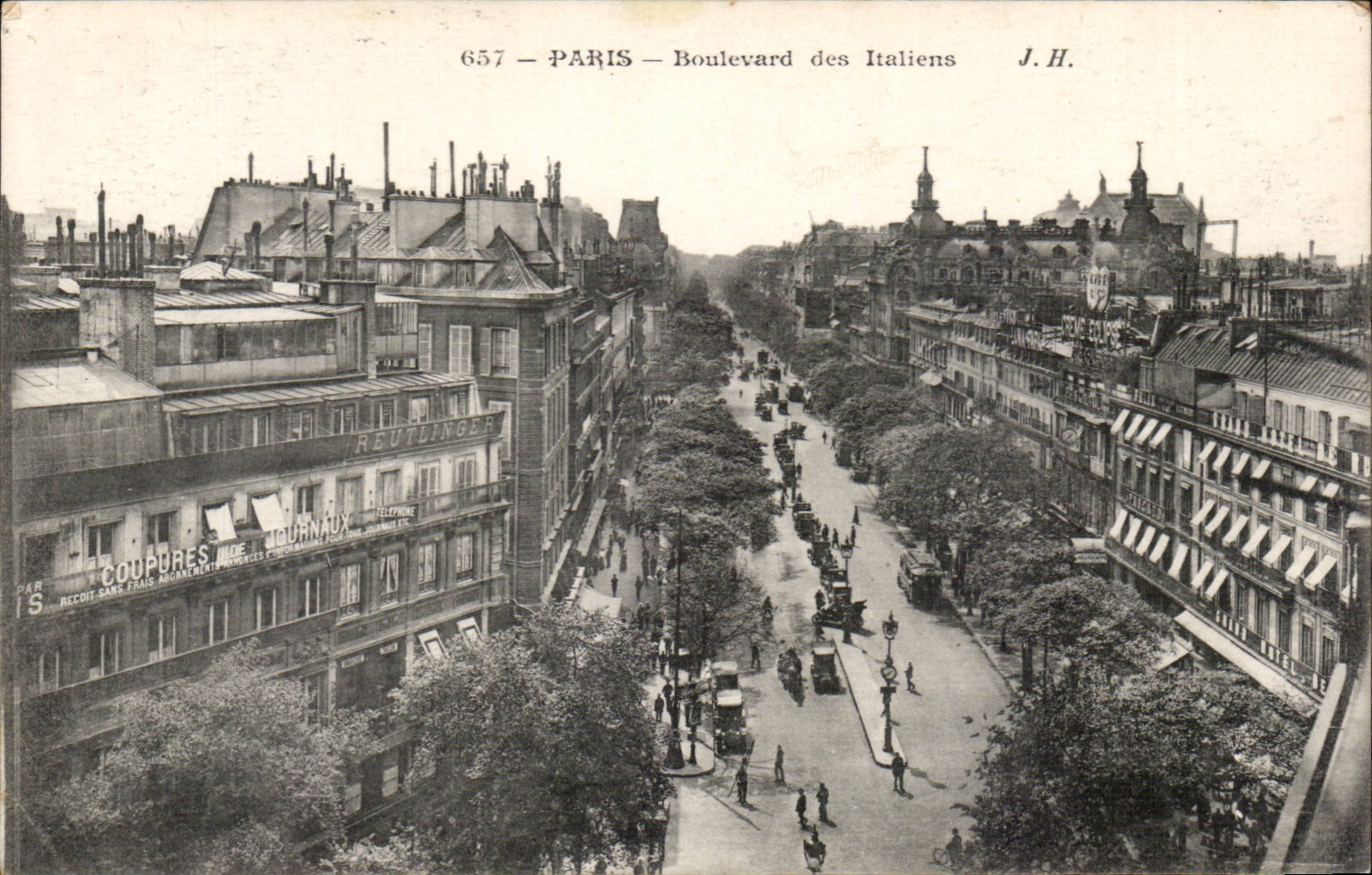 Paris - 2 - Boulevards des Italiens - CPA 