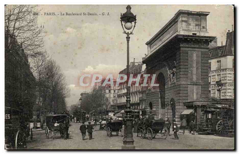 Paris - 10 - Le Boulevard Saint Denis - CPA 