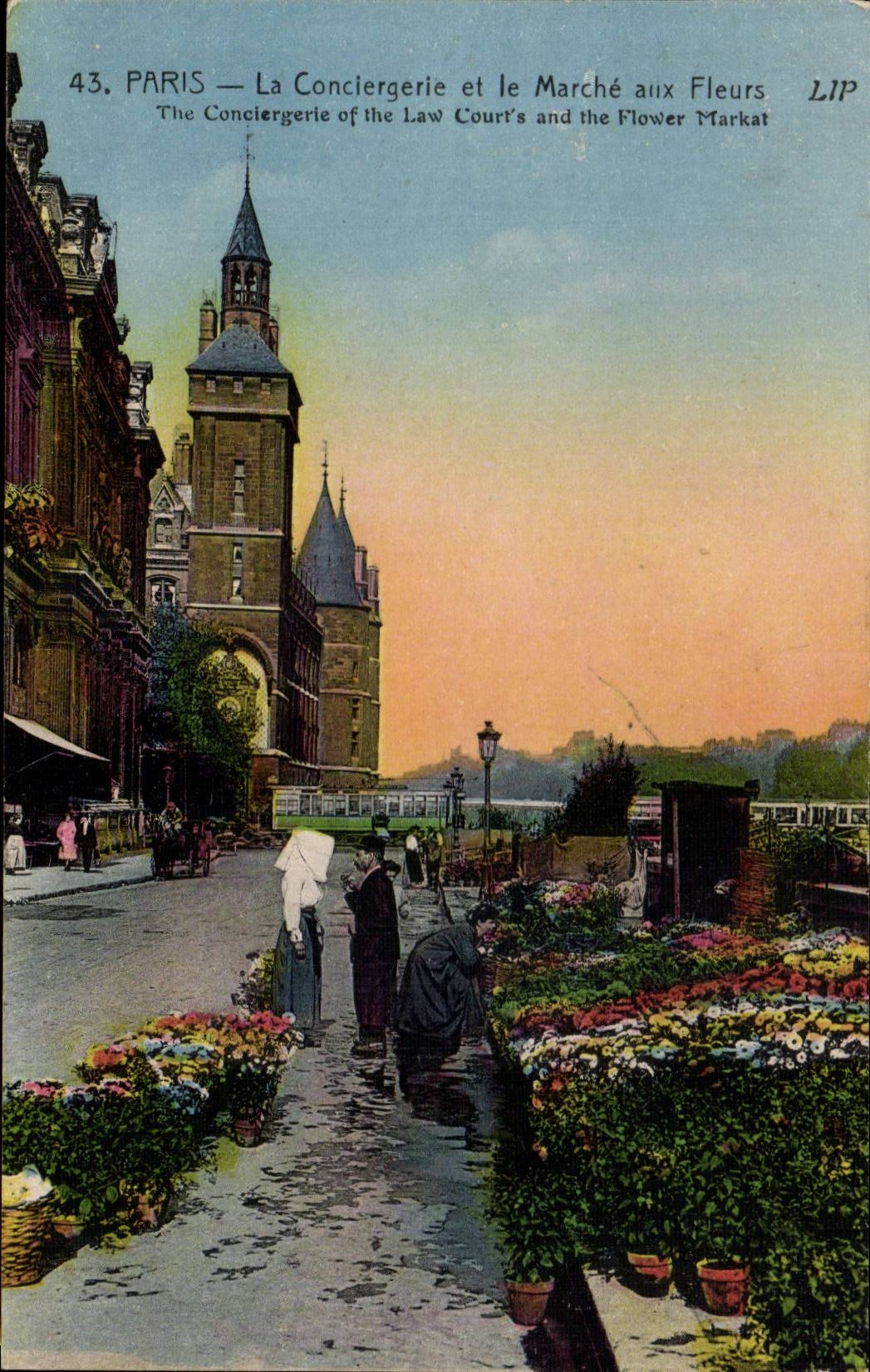 Paris — La Conciergerie et le Marché aux Fleurs — LIP, n°43