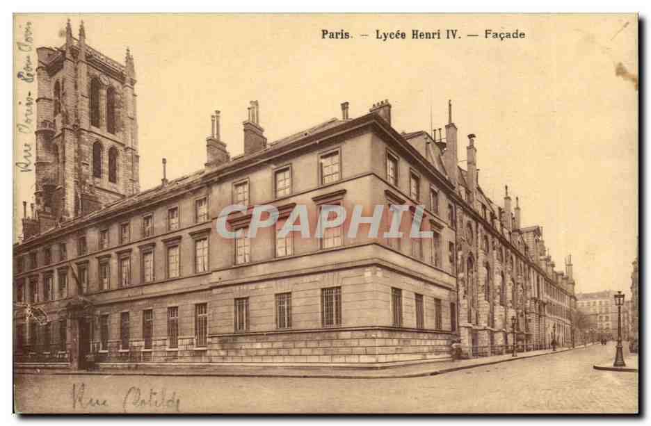 Paris - 5 - Lycee Henri IV - Facade - CPA 