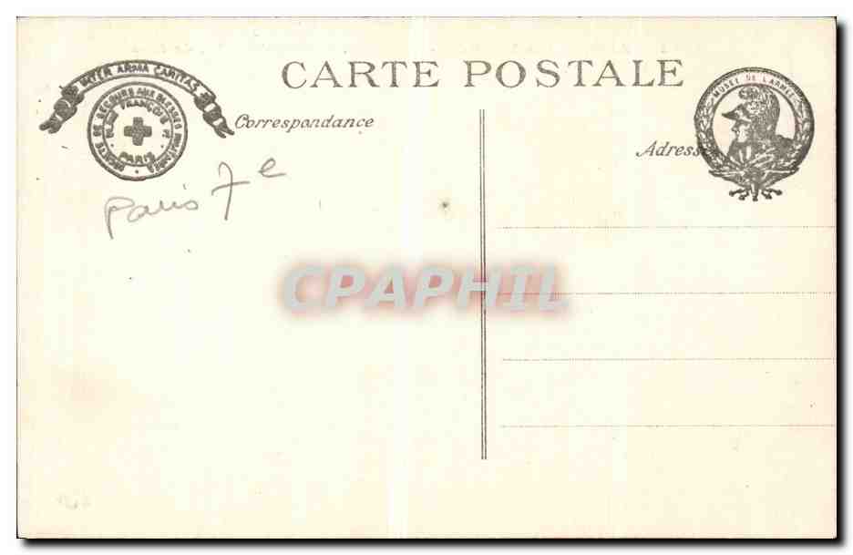 Paris - 7 - Les Invalides - Tombeau de Napoleon I - CPA  — Rückseite