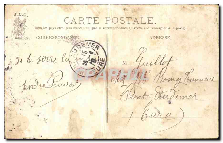 Paris - 11 - Mairie du XI arrondissement - CPA  — Rückseite