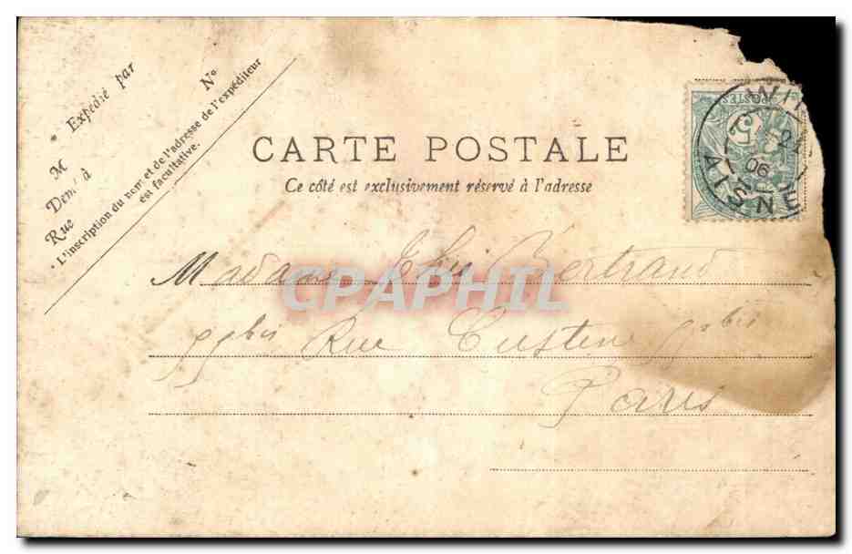Fantaisie - Femme - Woman and her regal mother - CPA  — Rückseite