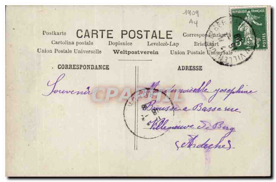 Fantaisie - Enfants - Little girl with flowered hat - CPA  — Rückseite