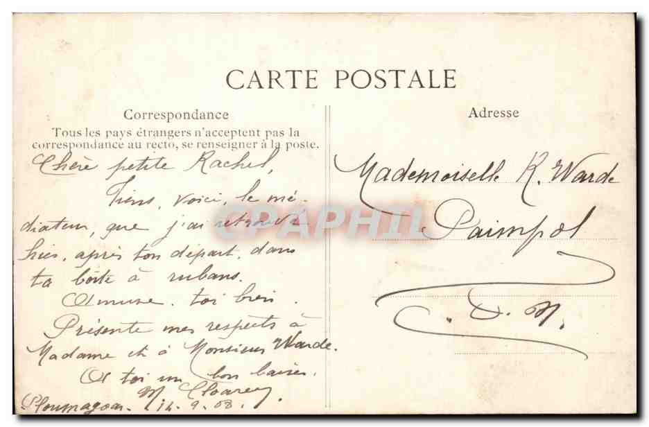 Fantaisie - Enfants - Bonne Annee - Little Girl eating grapes - raisin - CPA  — Rückseite