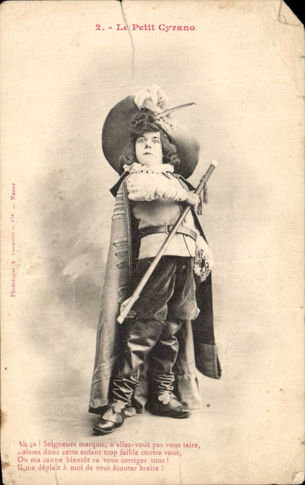 Fantaisie - Enfants - Le Petit Cyrano - CPA 
