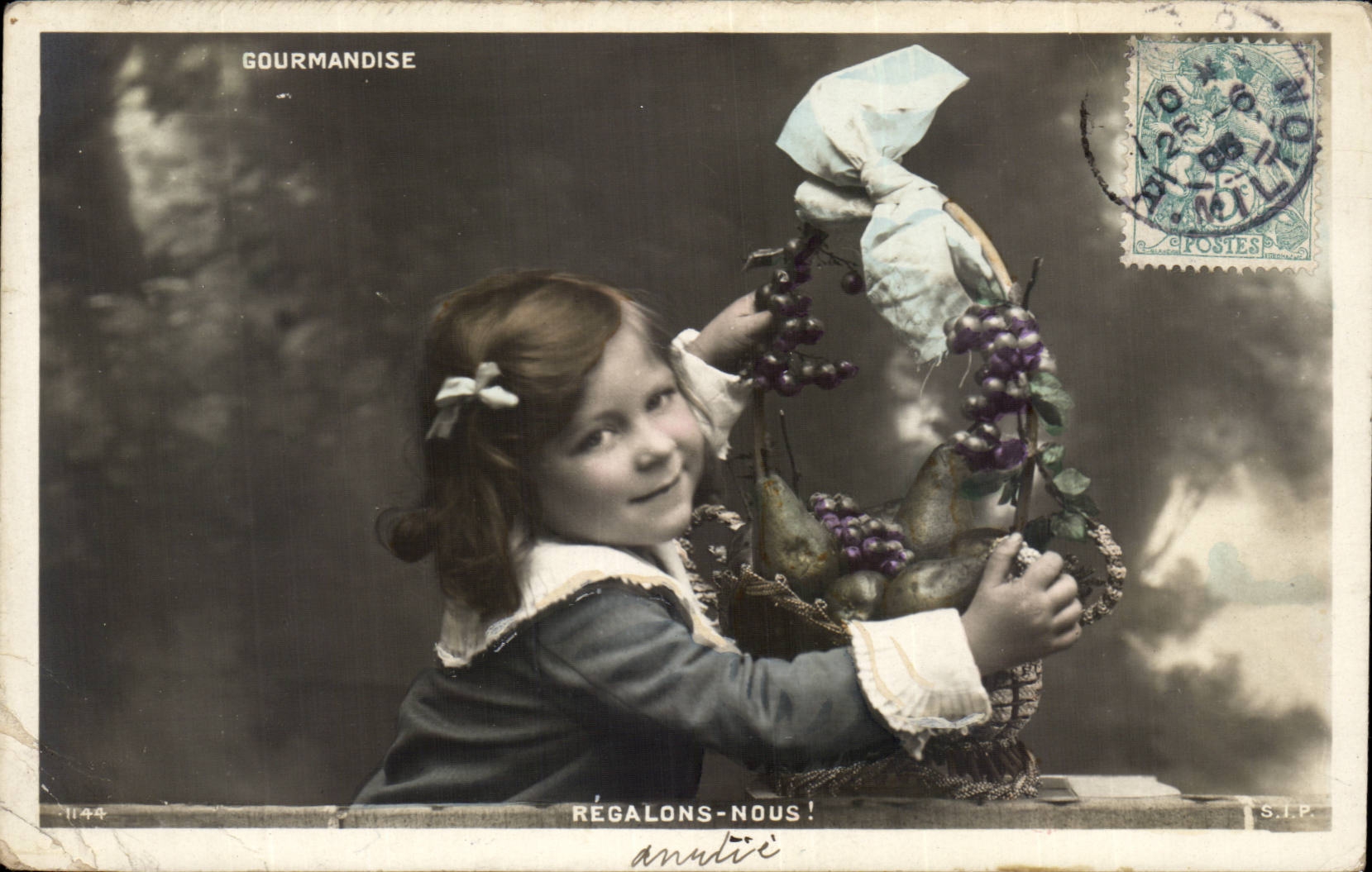 Fantaisie - Enfants - Cerises - Goumandise - Regalons - Nous - Cherries - CPA 