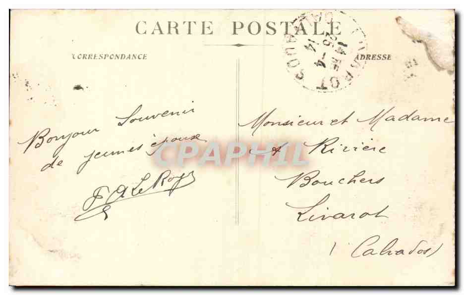 Nice - Nouveaux Jardins - enfants - CPA  — Rückseite