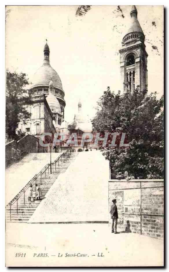 Paris - 18 - Le Sacre Coeur - Montmartre - CPA 
