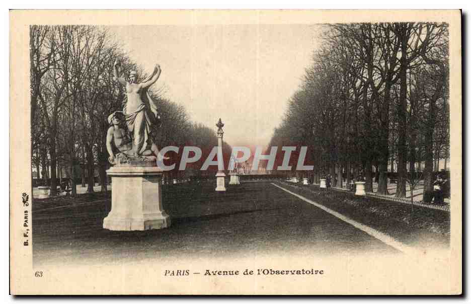 Paris - 14 - Avenue de l'Observatoire - CPA 