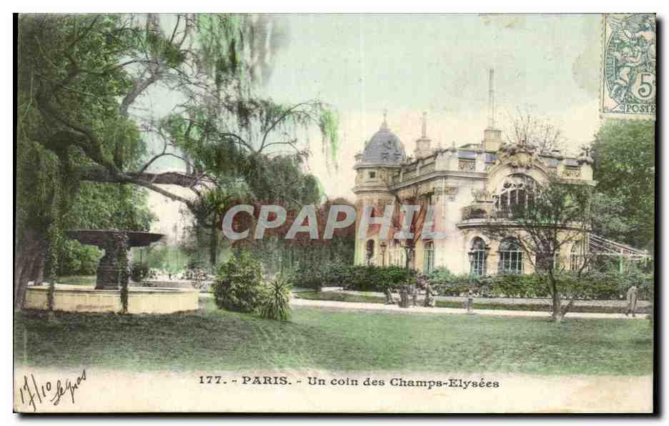 Paris - 8 - Un Coin des Champs Elysees - CPA 
