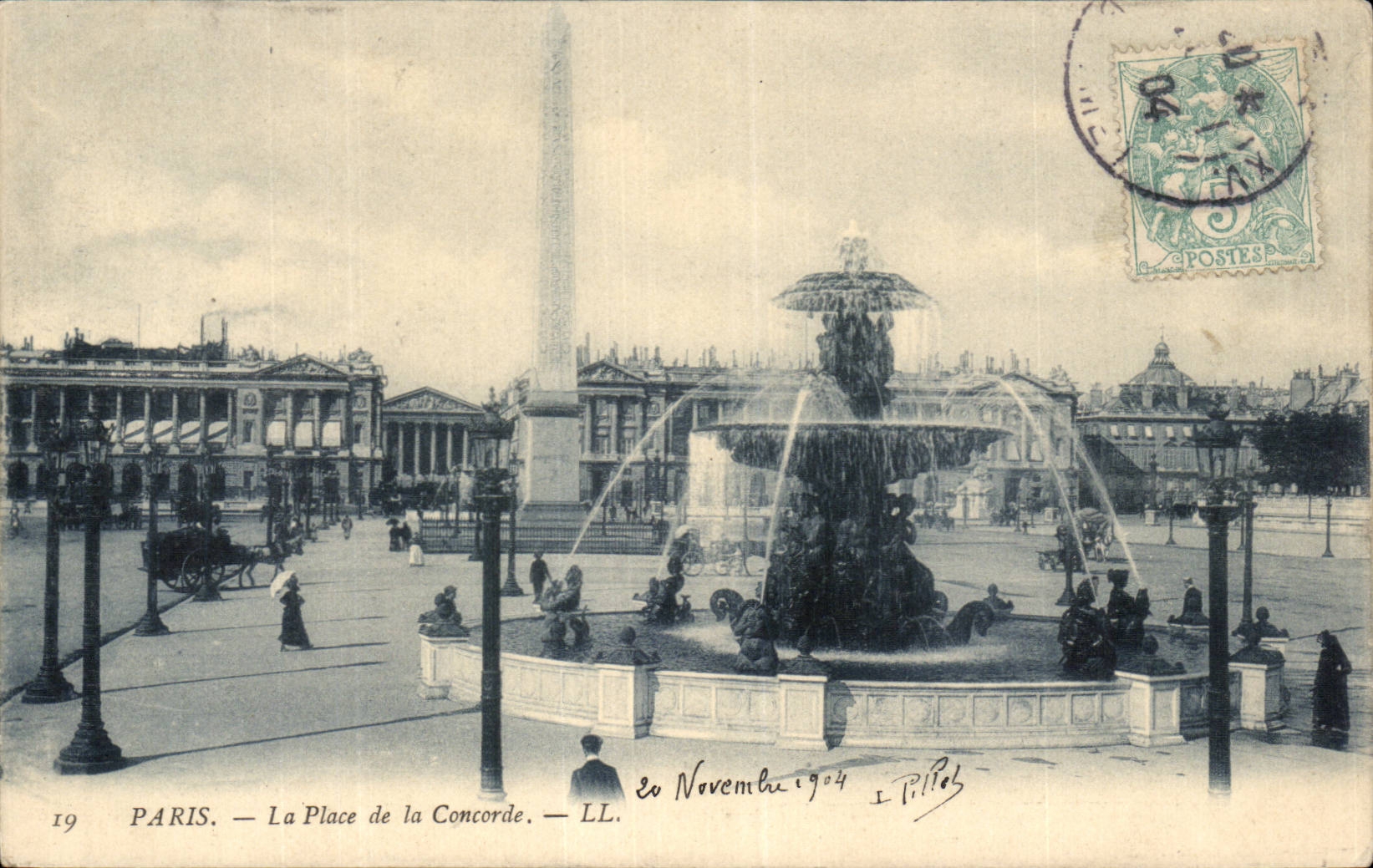 Paris - 8 - Place de la Concorde - CPA 