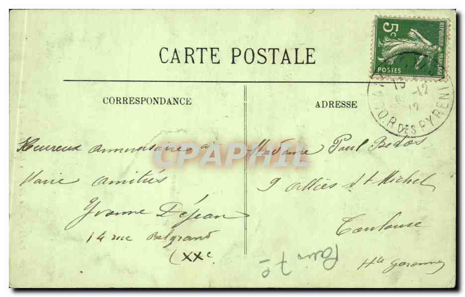 Paris - 7 - Le Dome des Invalides - CPA  — Rückseite