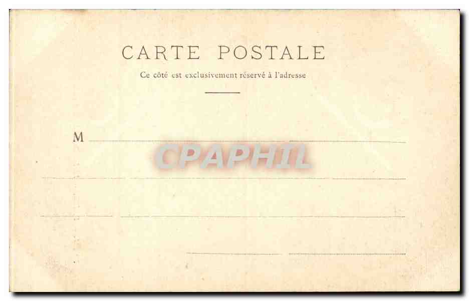 Paris - 1 - Le Palais de Justice - CPA  — Verso