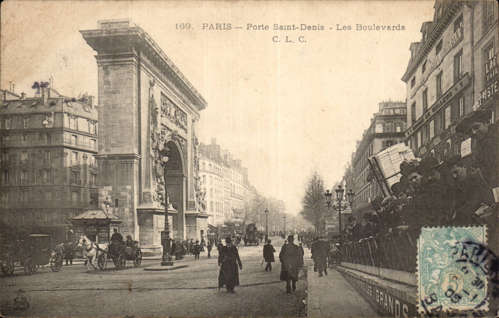 Paris - 10 - Porte Saint Denis - Les Boulevards - CPA 
