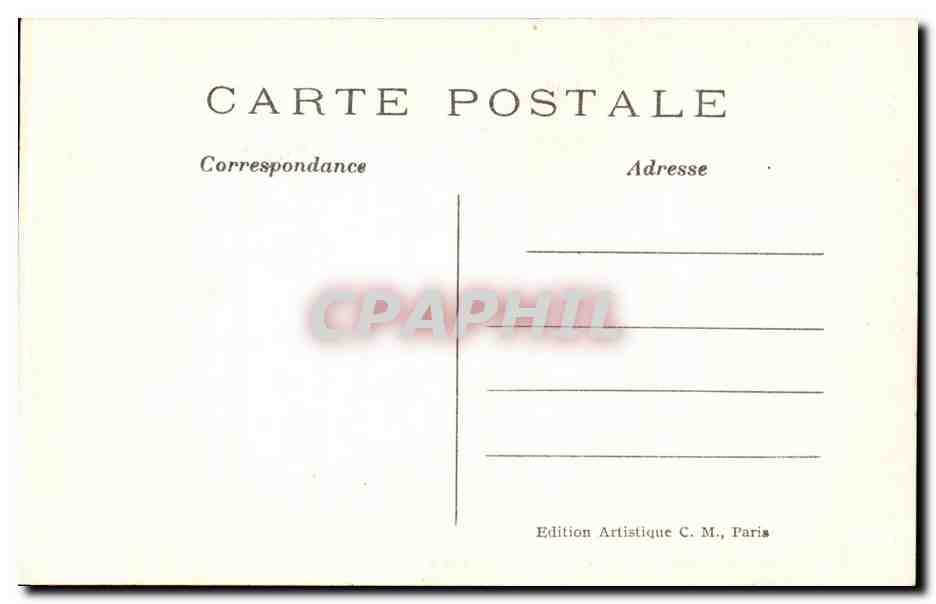 Paris - 4 - Notre Dame - Ares Bautants et Gargouilles - CPA  — Rückseite